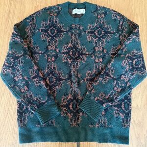 Men's Abercrombie Crewneck Printed Sweater- Size Medium